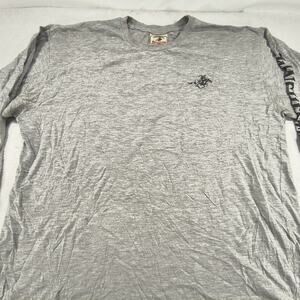 Winchester Crew Neck Long Sleeve Graphic Shirt Mens Size Large L Gray